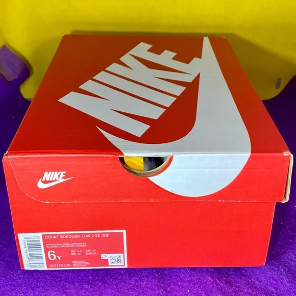 Nike Court Borough Low 2 SE Basketball Shoes Men’s/Boy’s Sz 6 Wmns 7.5 New W/Box